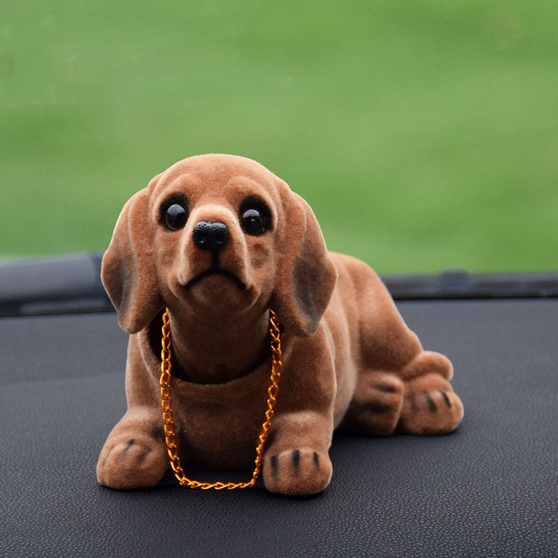 Cute Shake Head Doll Cute Pet Dog Car Accessories