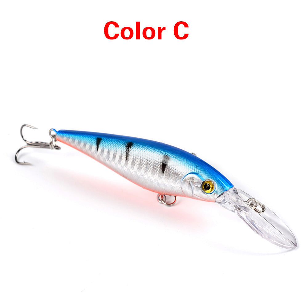 10 Style Minnow Fishing Lures Laser Hard Artificial Bait 3D Eyes 11cm 10g Fishing Wobblers Crankbait Minnows 6