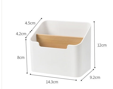 Tabletop Plastic Pen Holder Storage Box Home