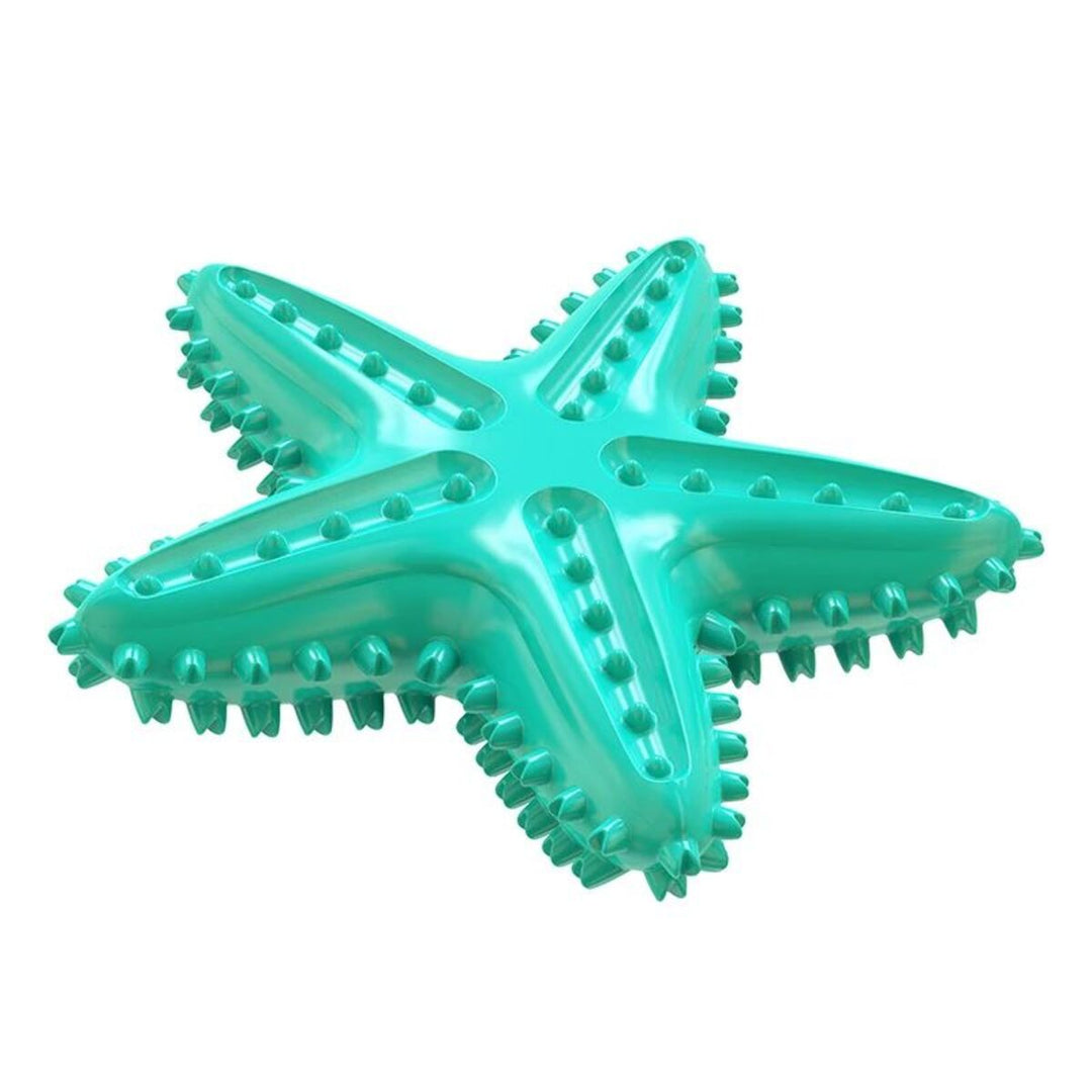 Dog Toys For Large Dogs Tooth Cleaning Chew Funny Interactive Training Starfish Toy Accessories Squeaky Toys TPR Toys