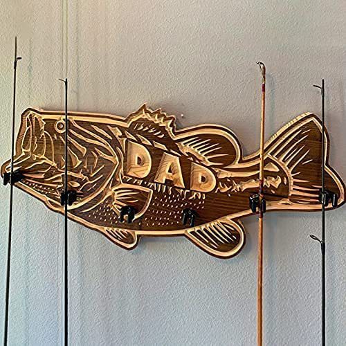 Wall-mounted Fishing Rod Storage Rack