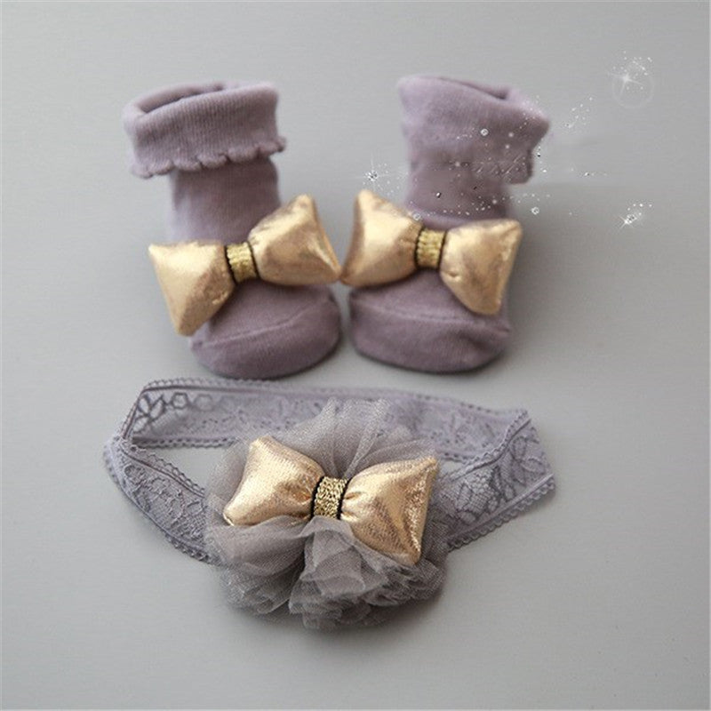 Children's short socks headband accessories