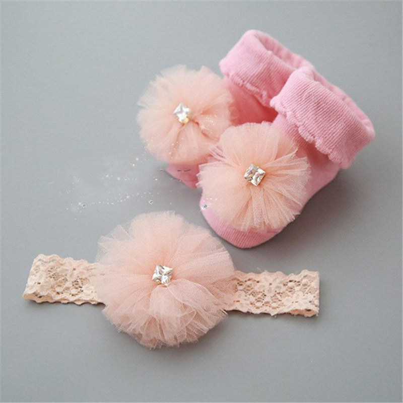 Children's short socks headband accessories