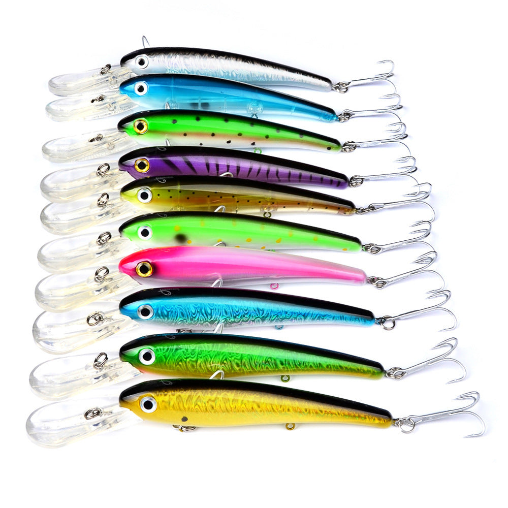 20CM Glossy Lures Mino Fishing Bait Plastic Hard Bait