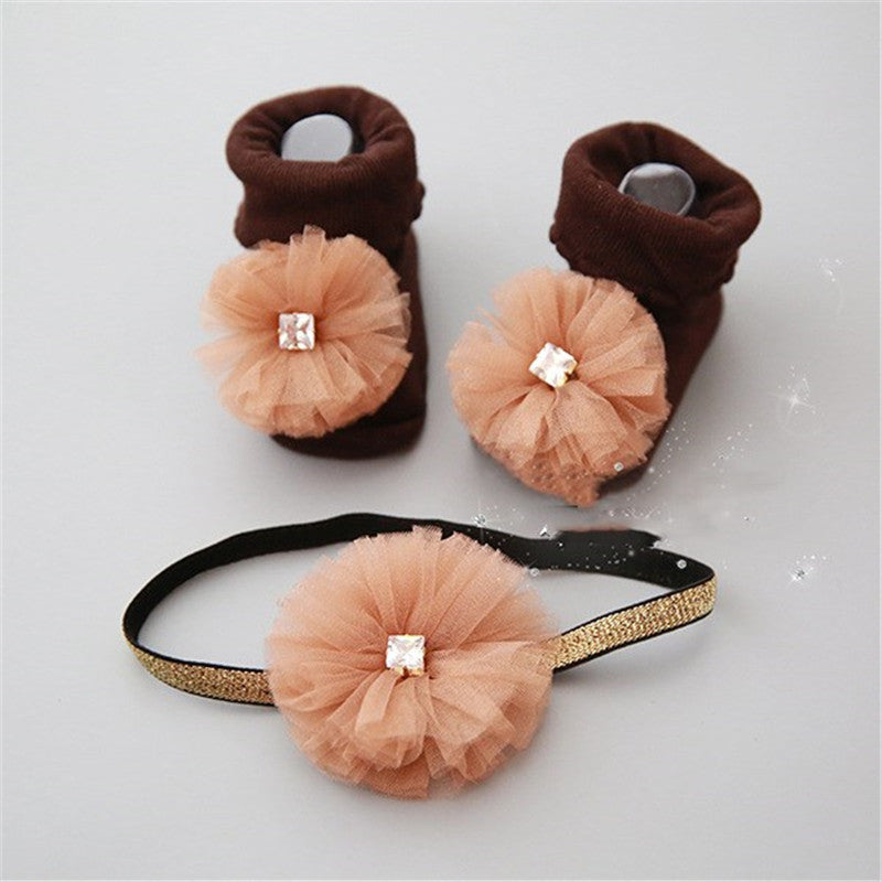 Children's short socks headband accessories