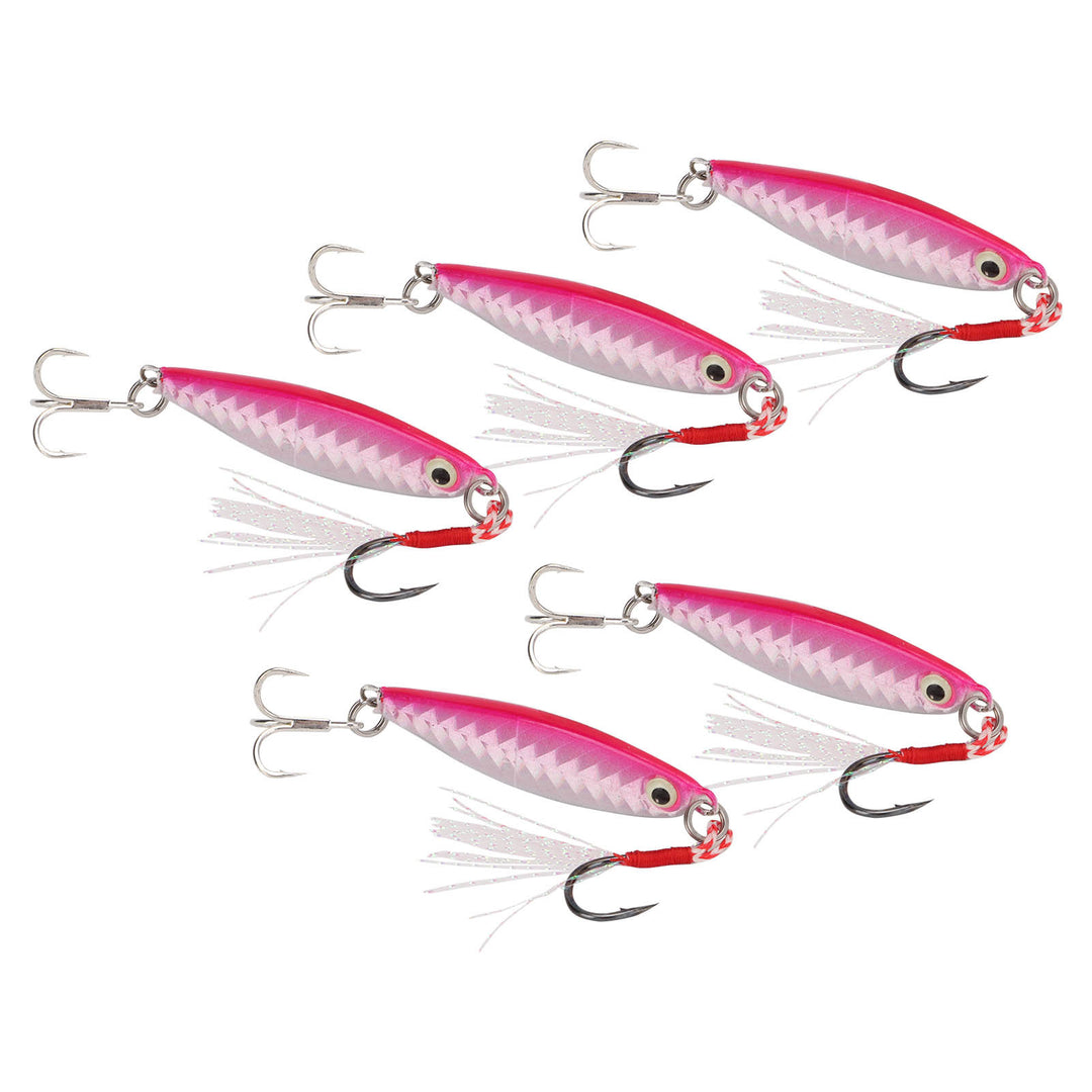 ROOVEE 5Pcs 15g Metal Hard Bait Fishing Lures