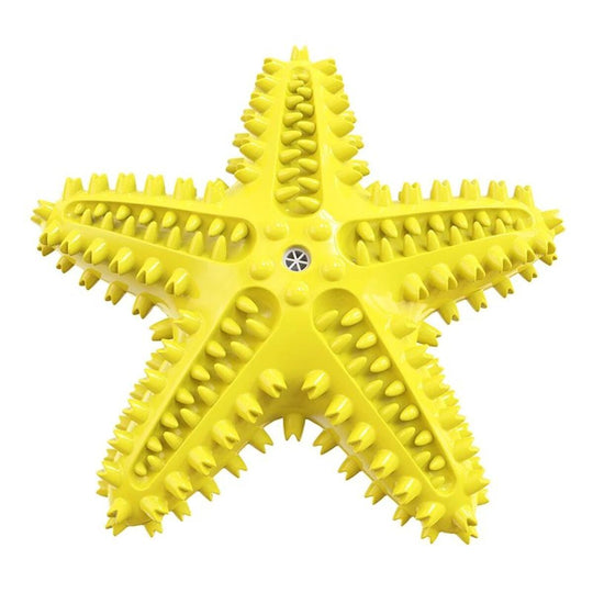 Dog Toys For Large Dogs Tooth Cleaning Chew Funny Interactive Training Starfish Toy Accessories Squeaky Toys TPR Toys