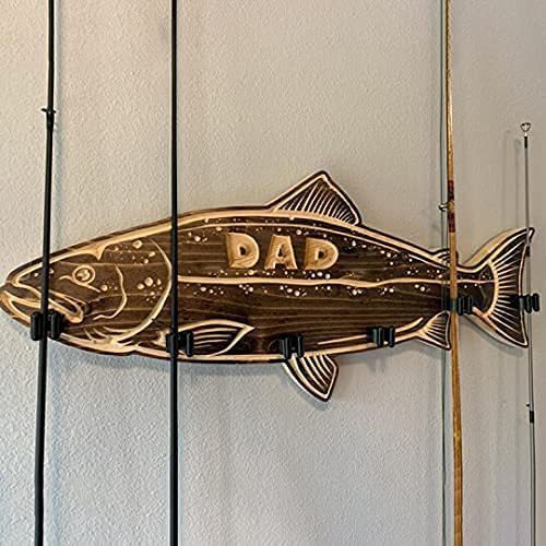 Wall-mounted Fishing Rod Storage Rack